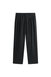 Men's Straight-Leg Textured Suit Pants